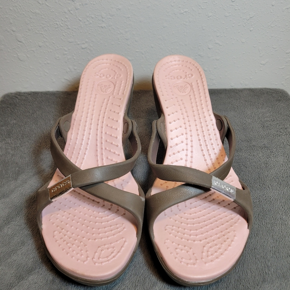 Crocs 9W Cyprus Heeled Sandles